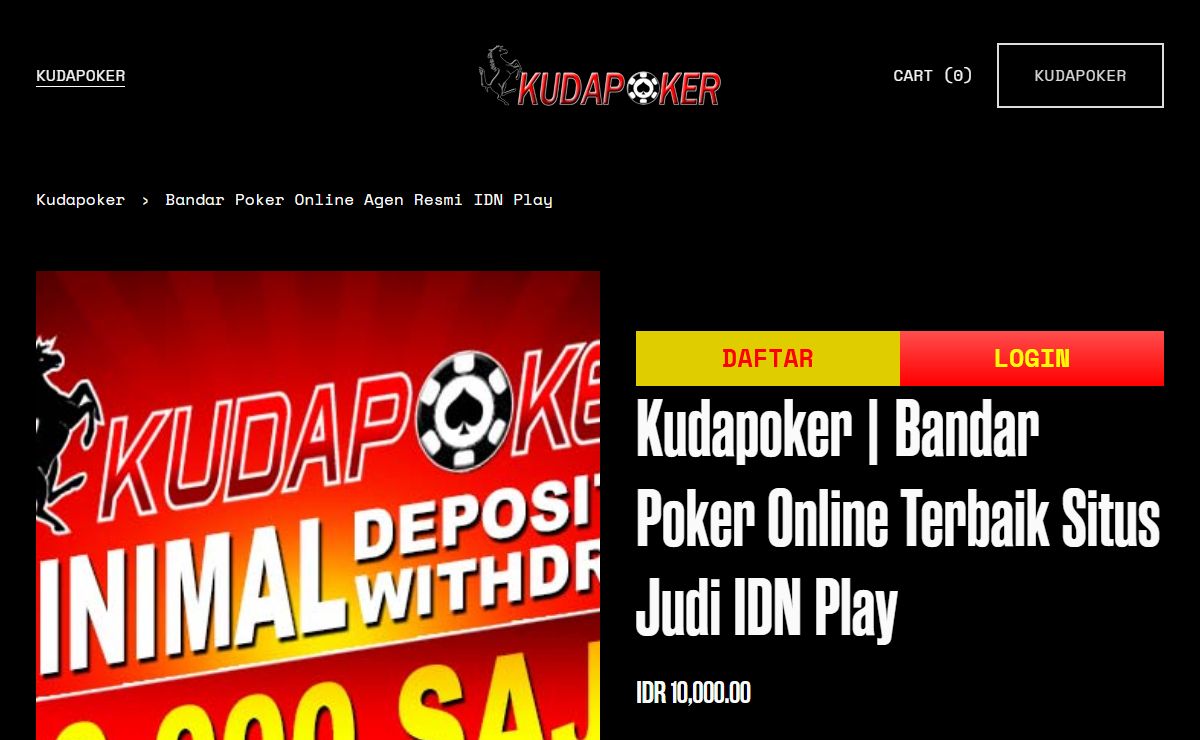 Kudapoker | Bandar Poker Online Terbaik Situs Judi IDN Play