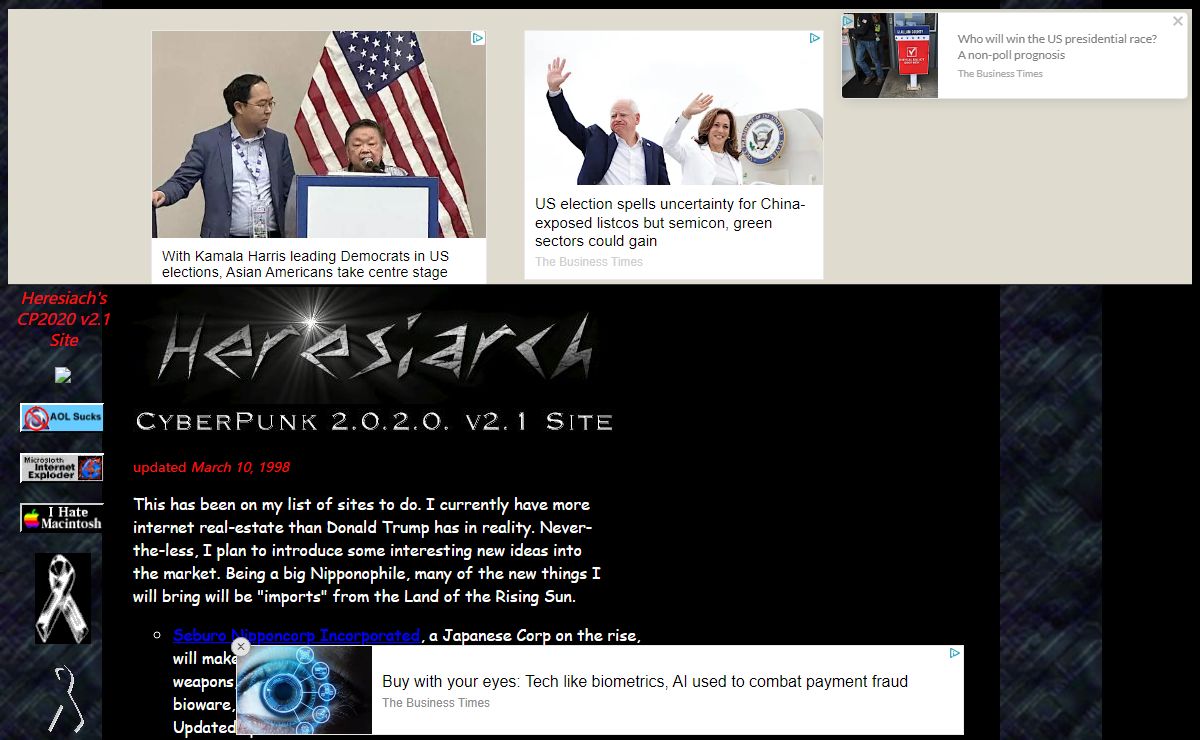 Heresiarch's CyberPunk 2.0.2.0. Ver 2.1 Site