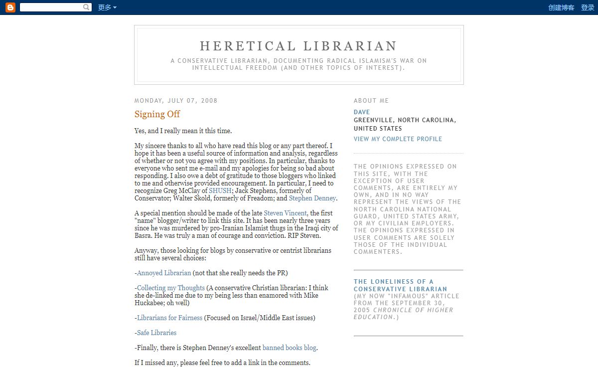 Heretical Librarian