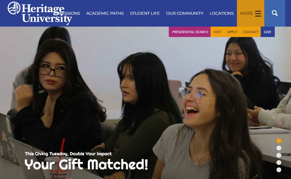 Heritage University | Accredited University in Toppenish, Washington.