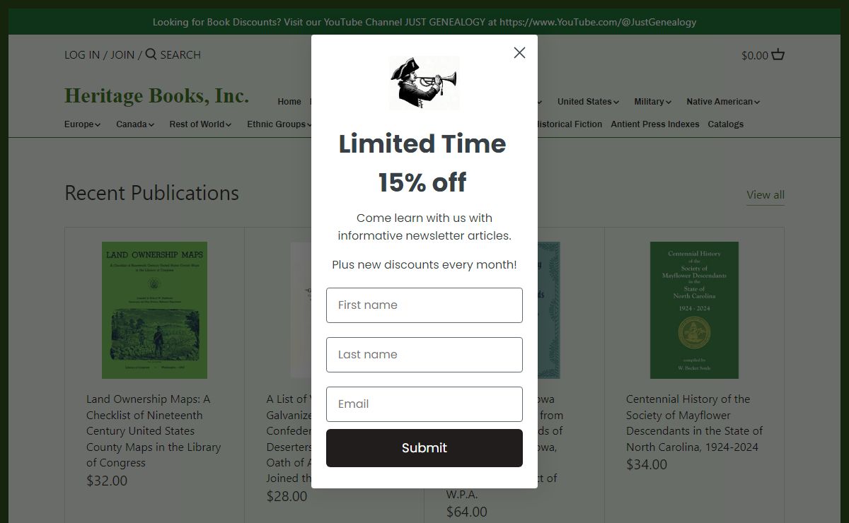 Heritage Books, Inc., a genealogical media company