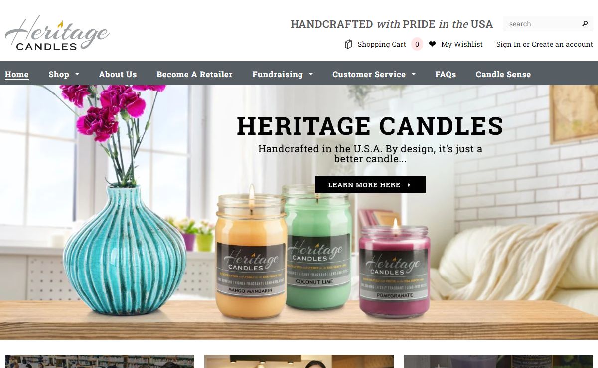 Heritage Candles | Boutique Crafted Candles | Made in America – HeritageCandles