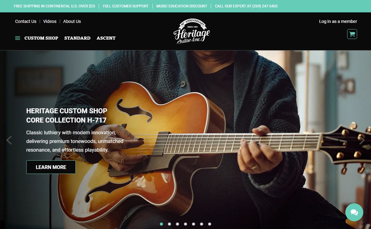 Heritage Guitars | World’s Finest Electric Guitars
