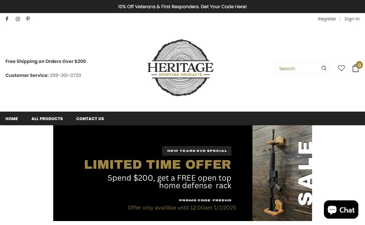 Heritage Sporting Products | Hand Crafted Gun Racks and Gun Displays – Heritage Sporting Products LLC