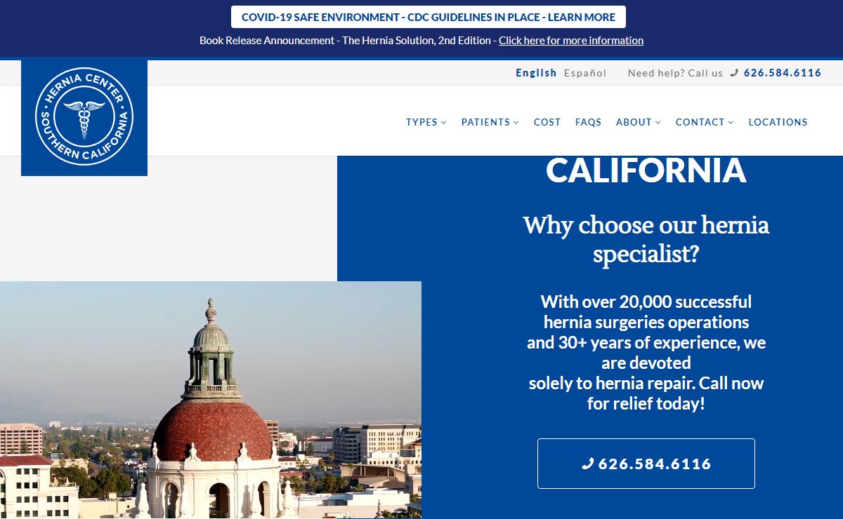 Hernia Surgery in Los Angeles Southern California Orange County CA