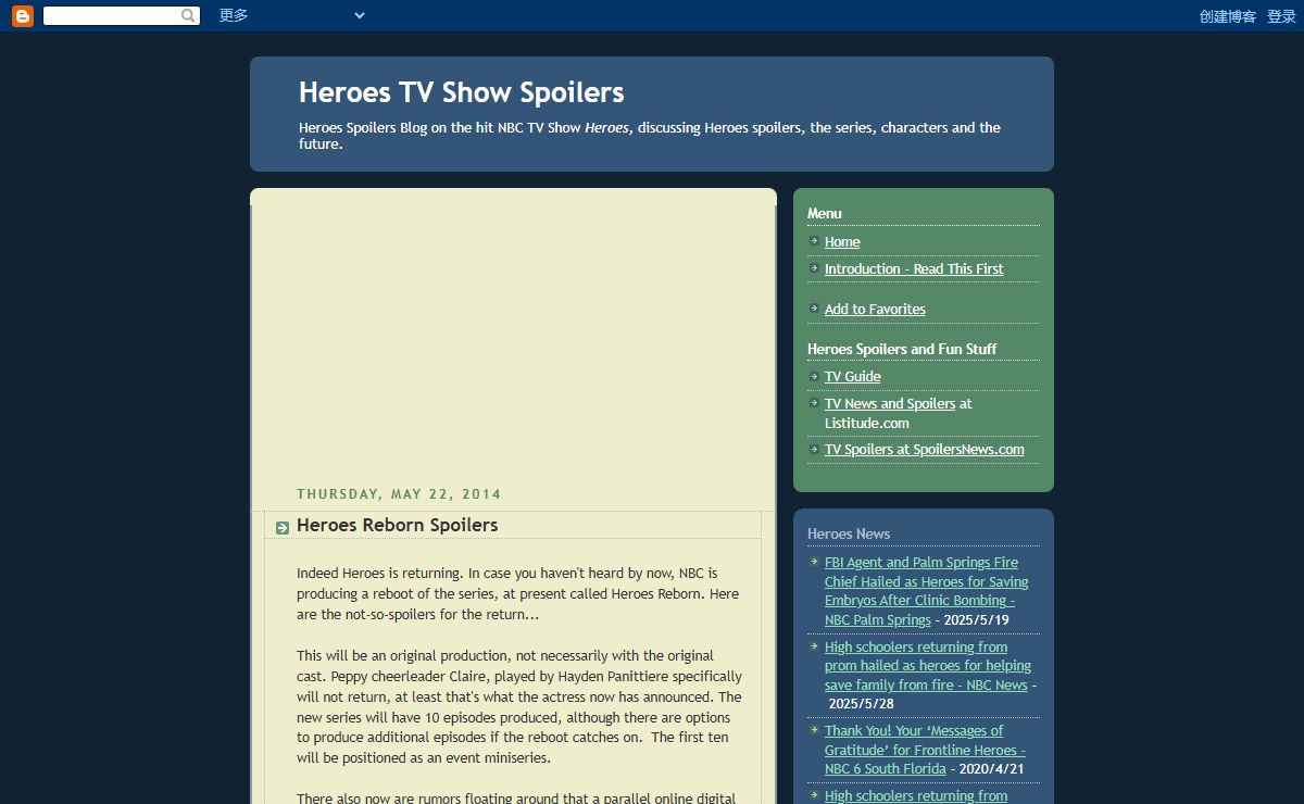 Heroes TV Show Spoilers