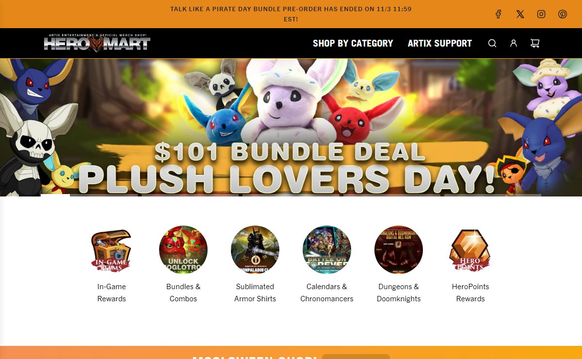 HeroMart - Official Online Shop for Artix Entertainment's Video Games – Heromart
