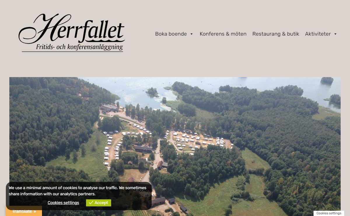 Herrfallet – Naturnära camping & konferens vid Hjälmaren