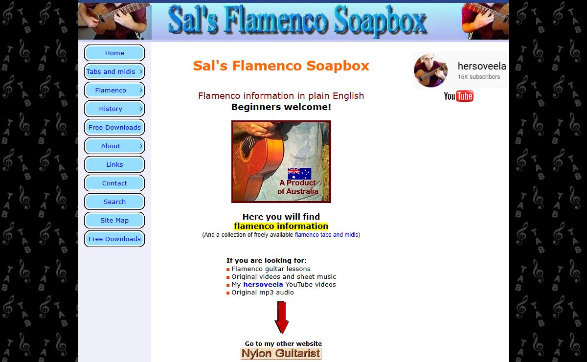 Sal's Flamenco Soapbox