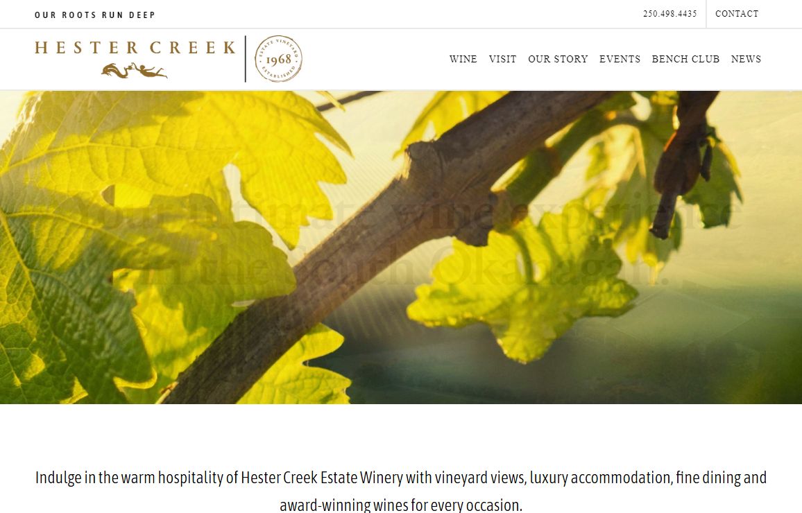 Hester Creek Estate Winery | Okanagan Valley BC Wine