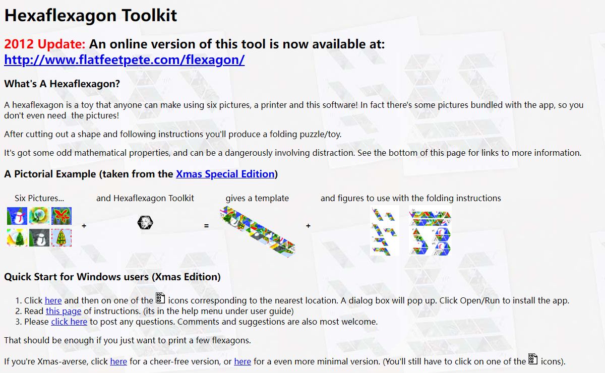 Hexaflexagon Toolkit