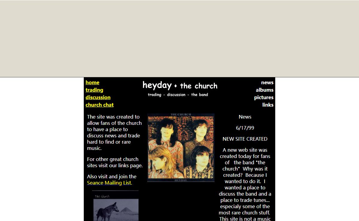 Heyday - the church