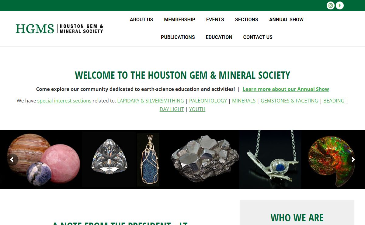 Home - HGMS - Houston Gem & Mineral Society