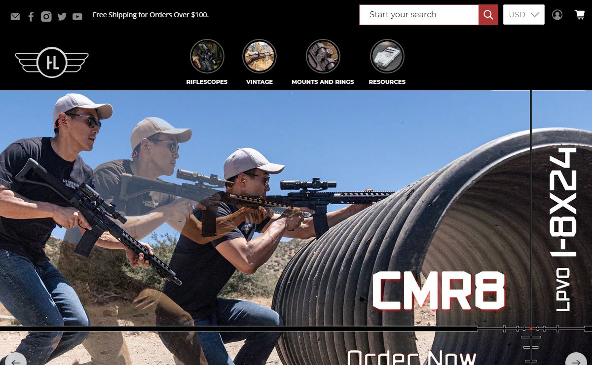 Hi-Lux Precision Rifle Scopes and Optics