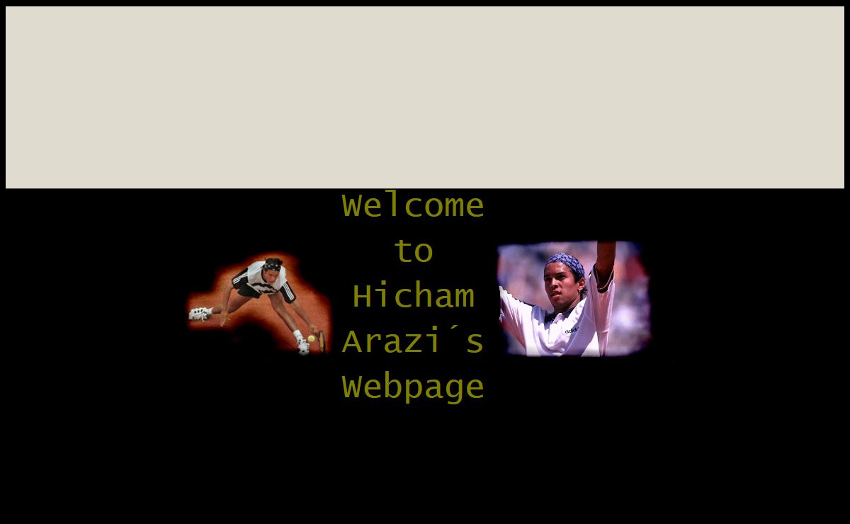 Welcome to Hicham Arazi´s WebPage