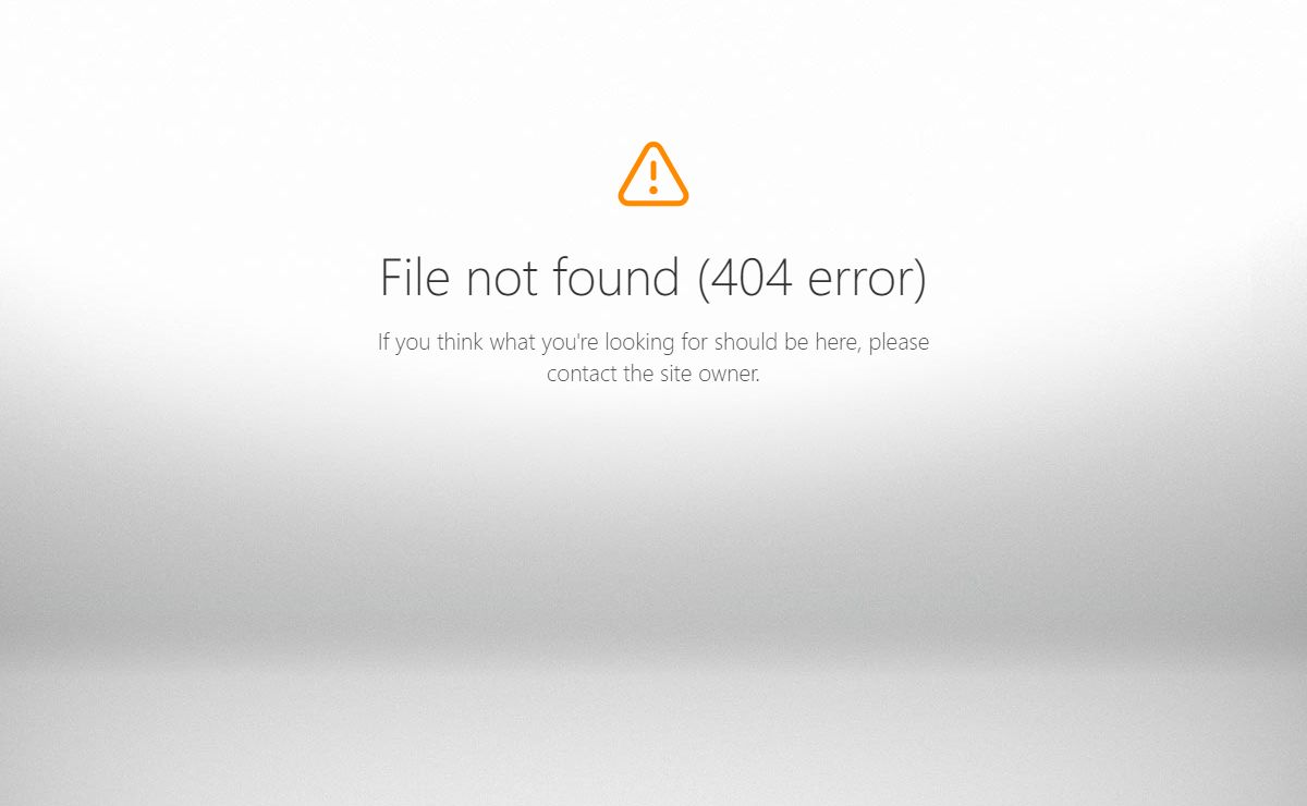 404 Not Found
