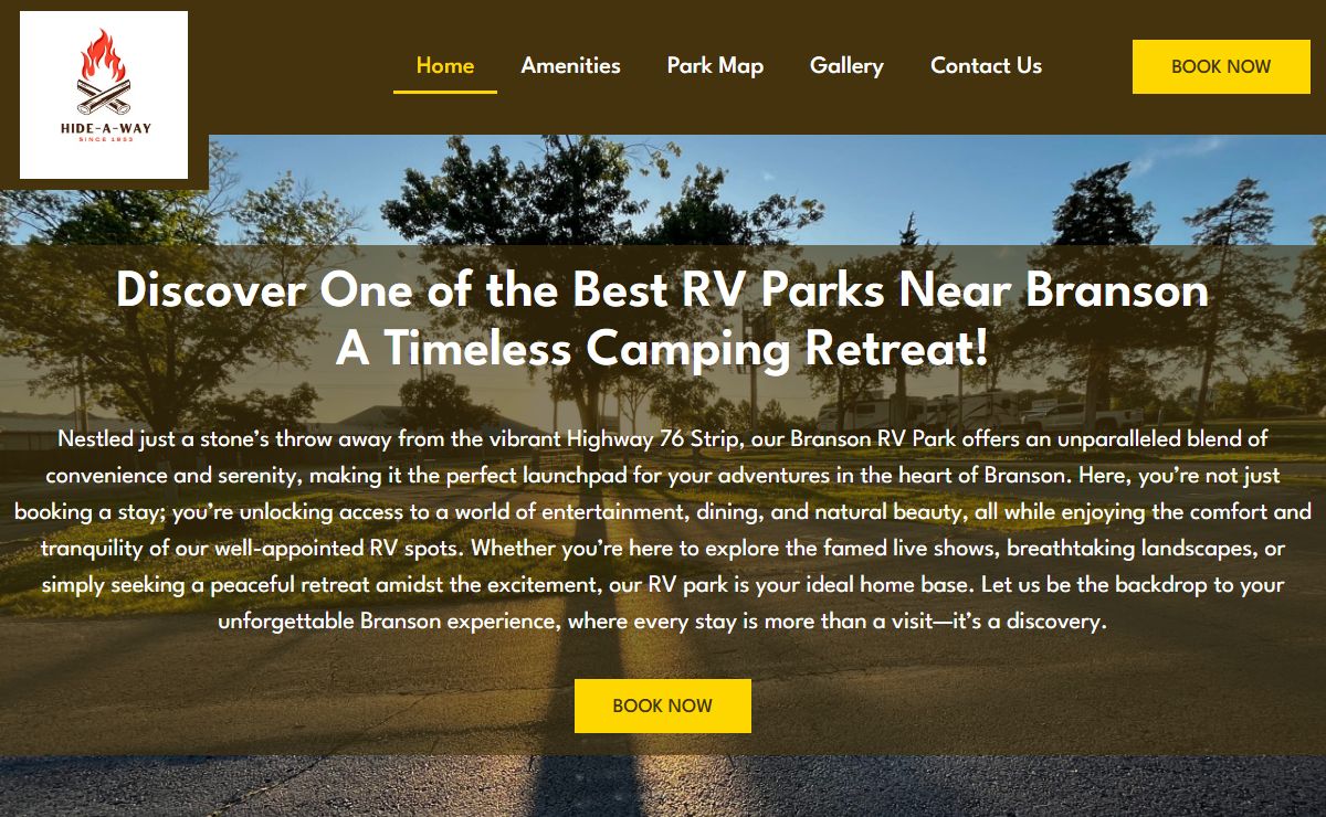 HIDE-A-WAY Campground & Retreat - Branson RV Park