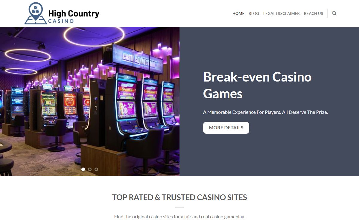 High Country Images | Break-even Casino Games