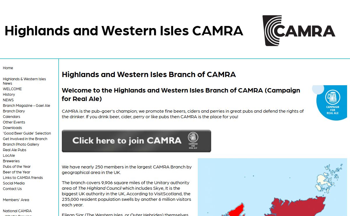 Highlands and Western Isles CAMRA CAMRA