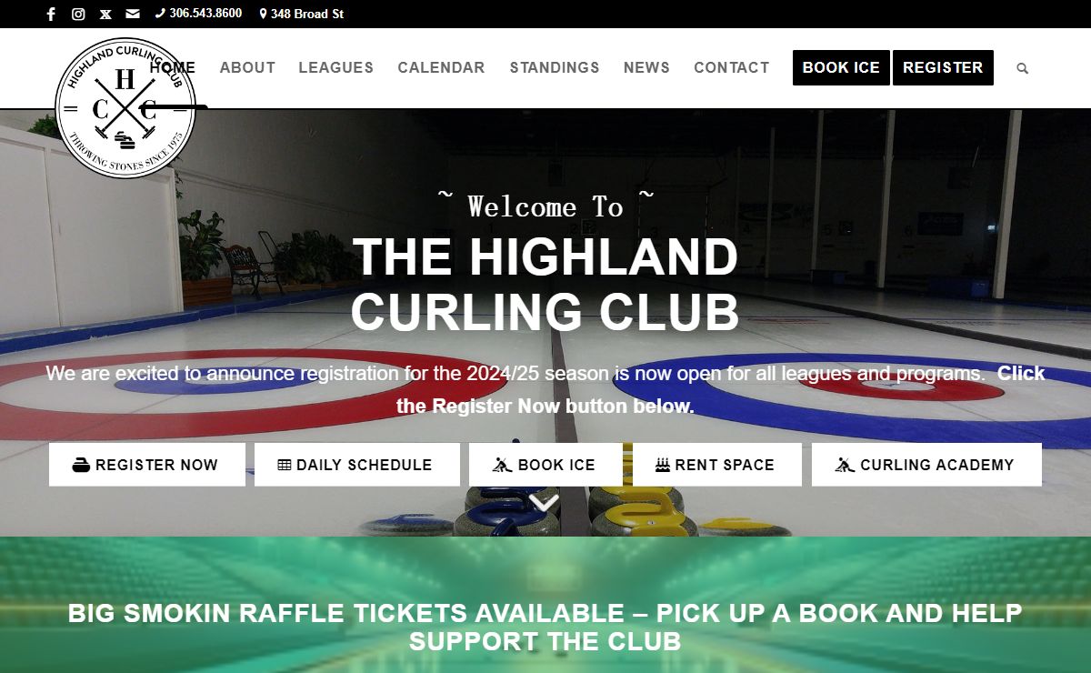 Highland Curling Club Regina | Throwing stones since 1975!