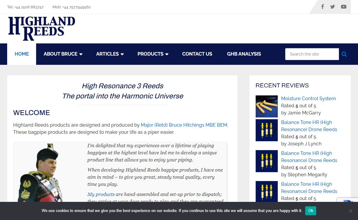 Highland Reeds – Drone Reeds and Moisture Control