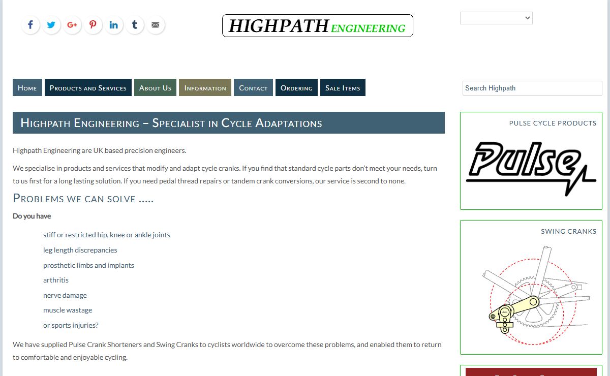 Highpath Engineering for Cycle Products & Services
