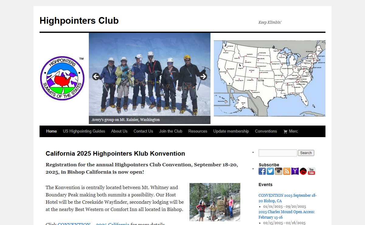 Highpointers Club | Keep Klimbin’