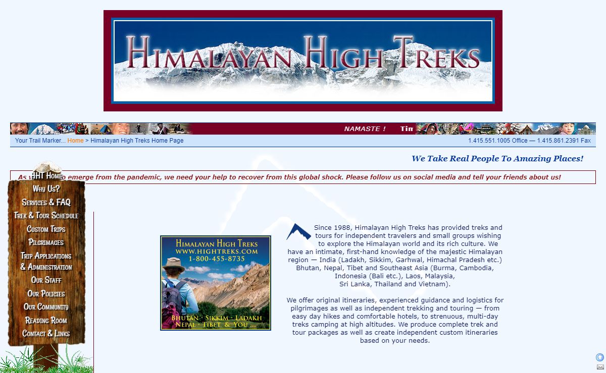 Welcome To Himalayan High Treks