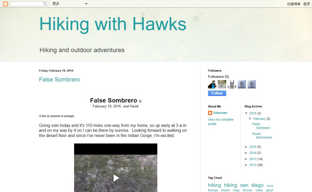 Hiking with Hawks