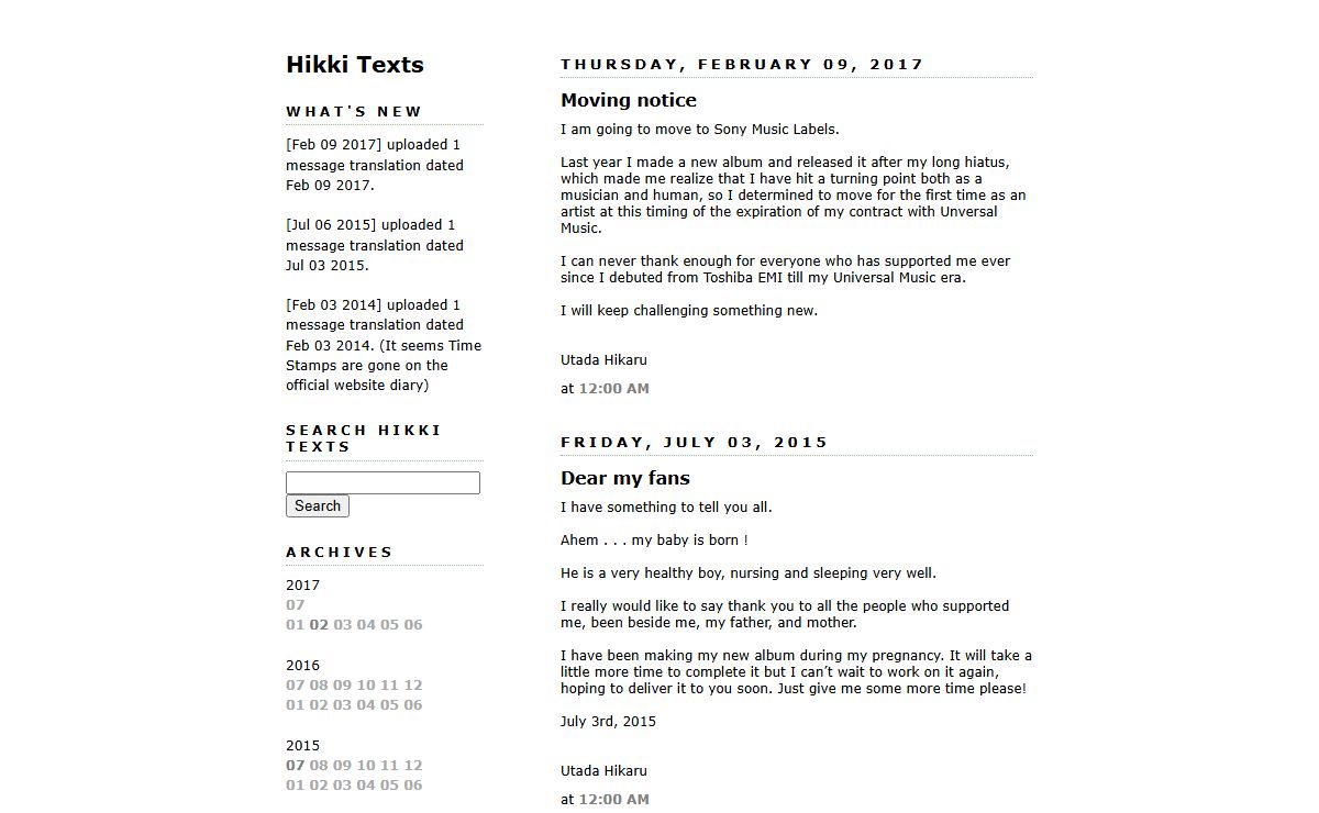Hikki Texts