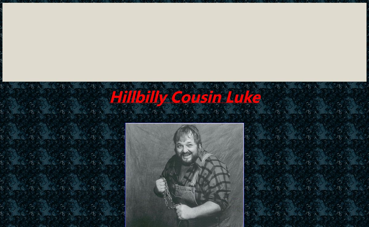 Hillbilly Cousin Luke
