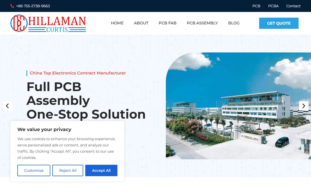 Hillman Curtis: Printed Circuit Board Manufacturing & SMT Assembly Manufacturer