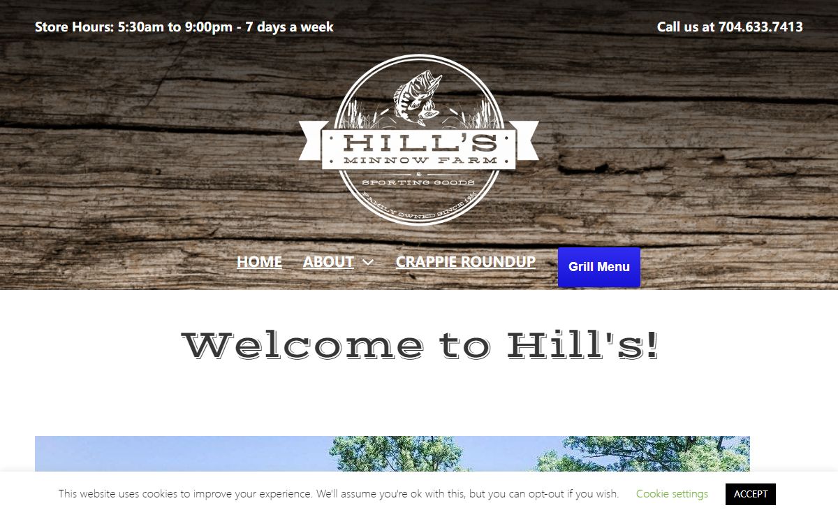 Hill's Minnow Farm – Family Owned Sporting Goods Store
