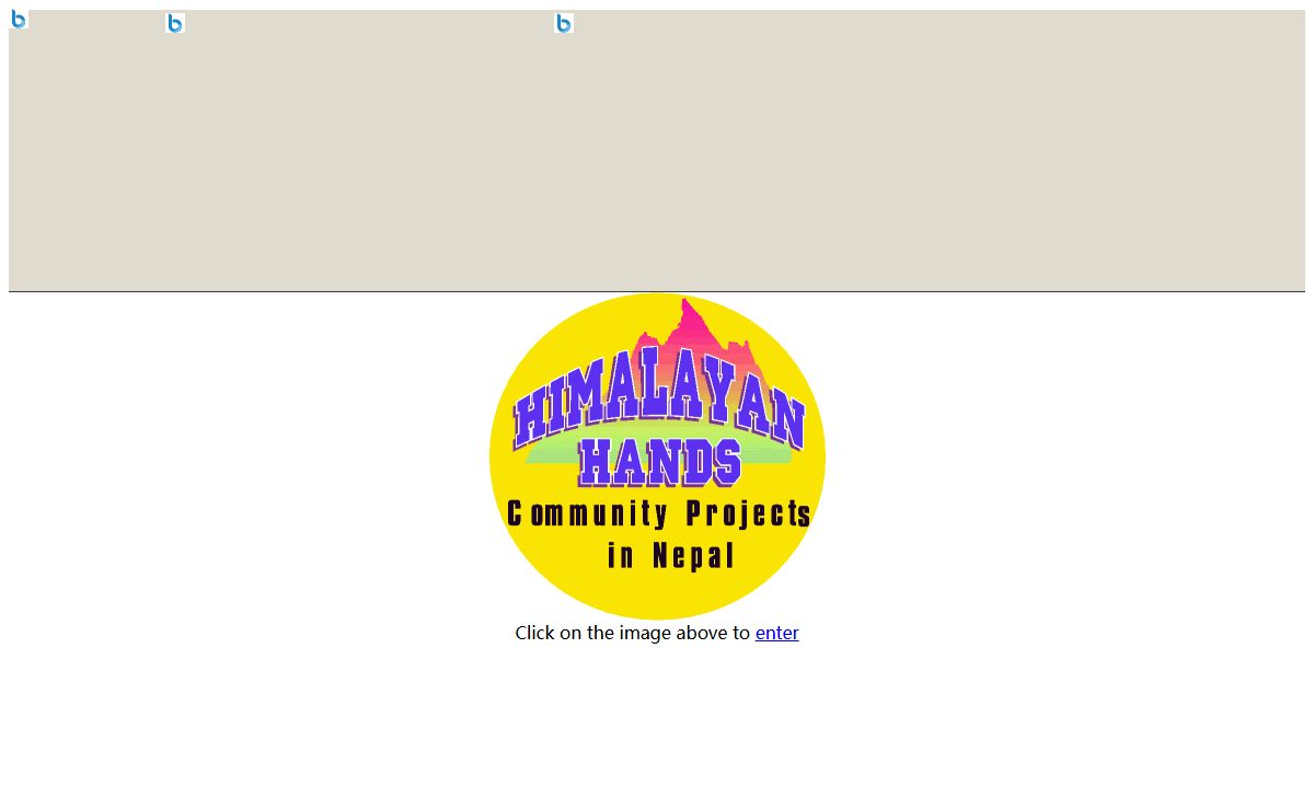 Himalayan Hands - Entry page