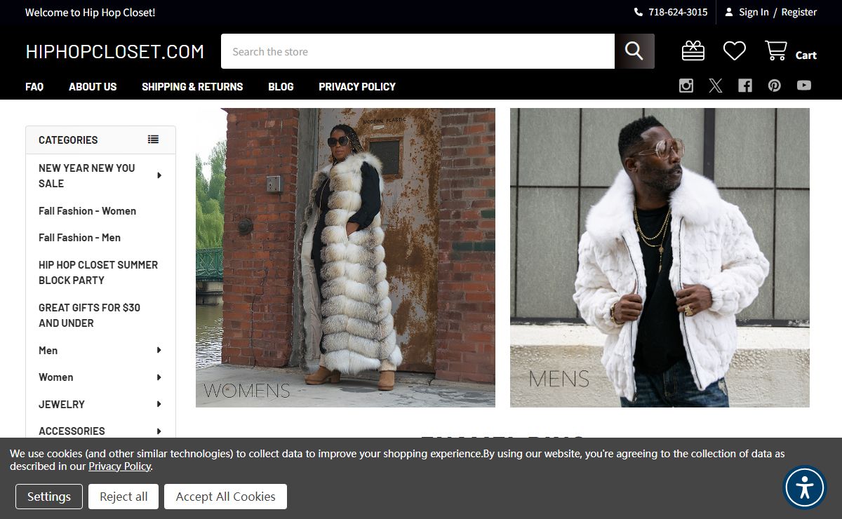 HipHopCloset.com - Clothing and accessories that represent the unique HipHop Customer for the culture