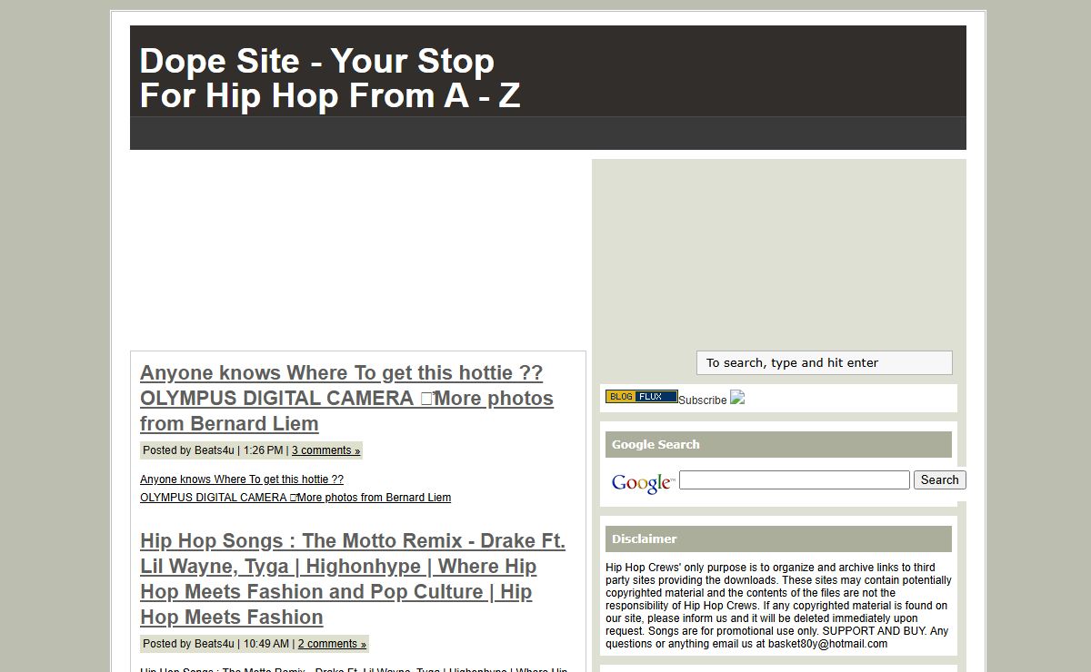 Dope Site - Your Stop For Hip Hop From A - Z
