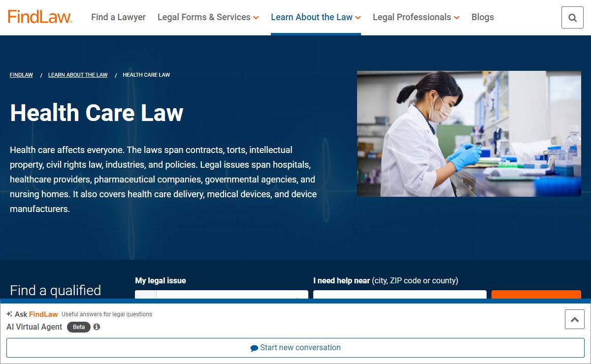 Health Care Law - FindLaw