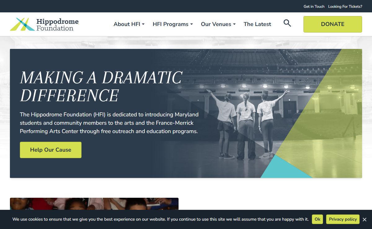 Home - Hippodrome Foundation, Inc - Making a Dramatic Difference
