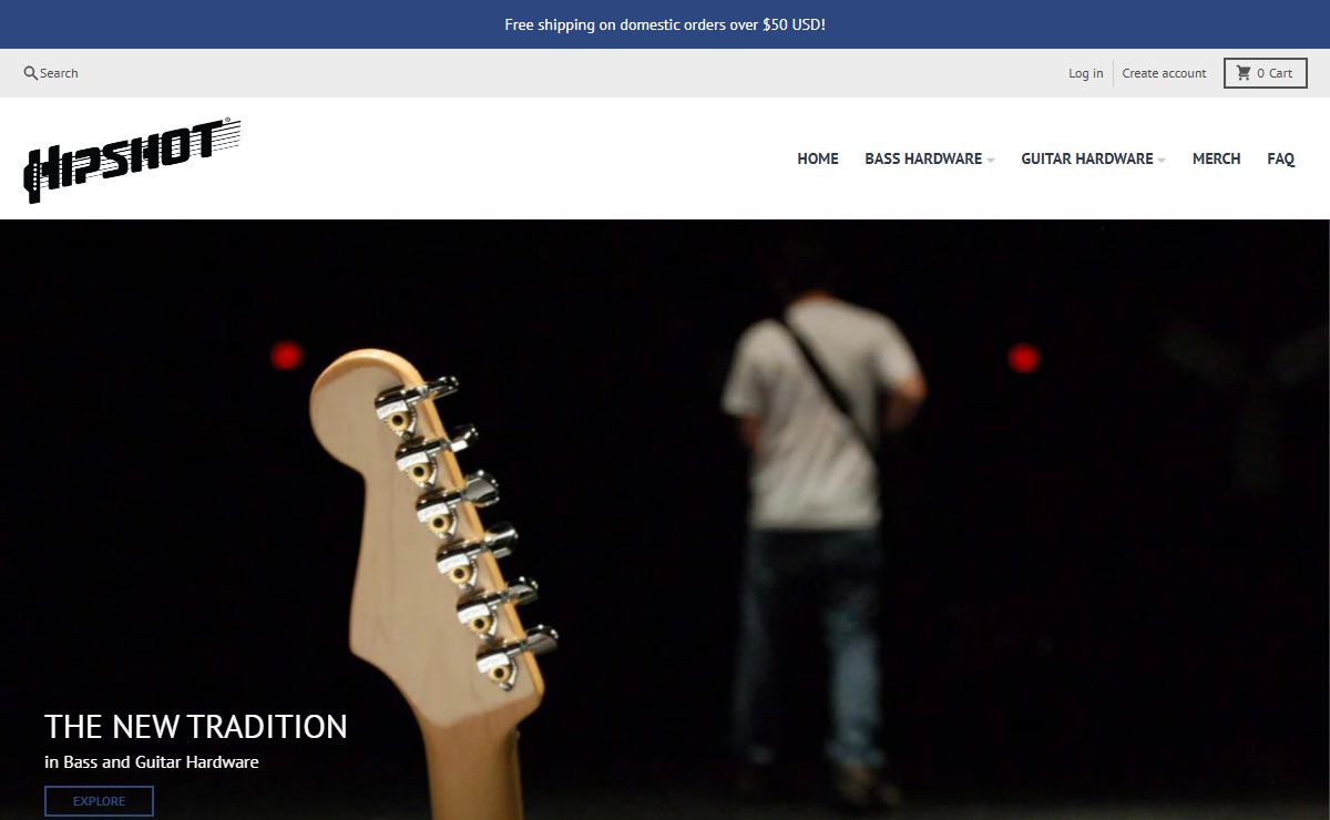The new tradition in bass and guitar hardware.