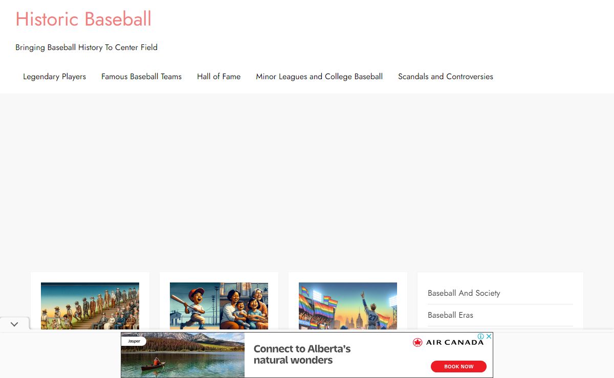 HistoricBaseball.com - The Ultimate History of Baseball Website