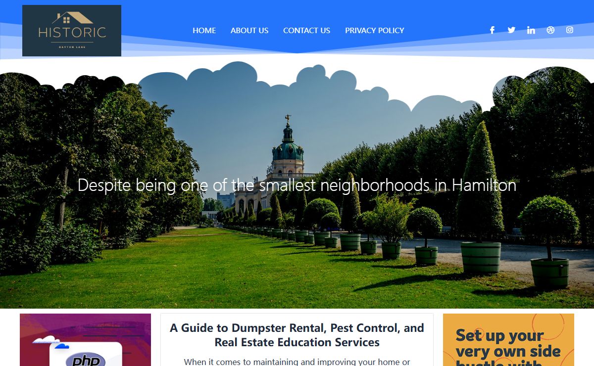 Historic Dayton Lane – Despite being one of the smallest neighborhoods in Hamilton