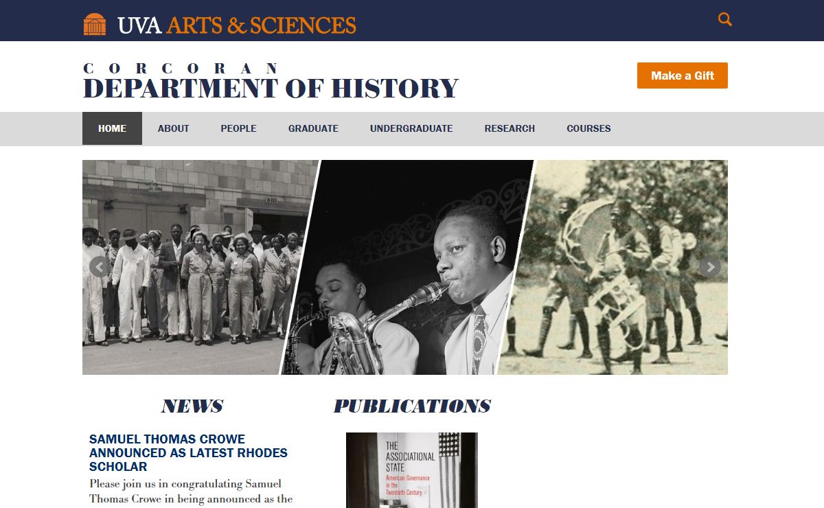 Department of History | Corcoran