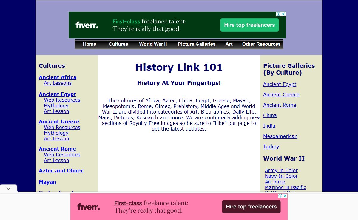History Link 101