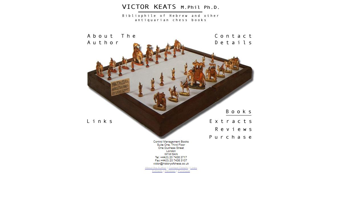 Victor Keats - Chess Historian