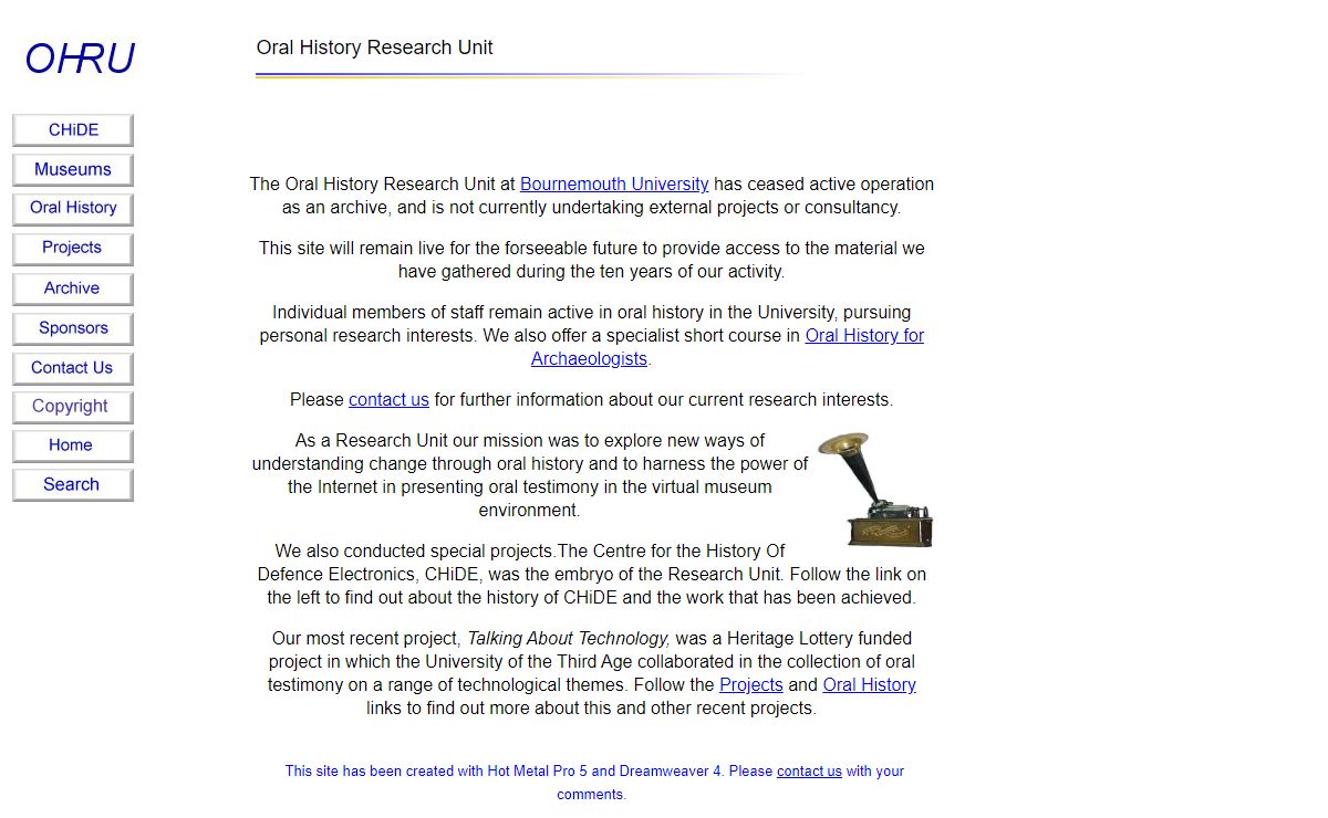 History of Technology Research Unit