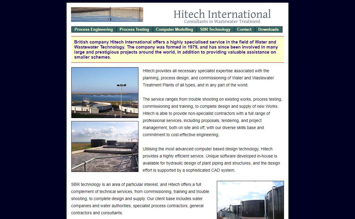 Hitech International - Consultants in Water and Wastewater Treatment Technology