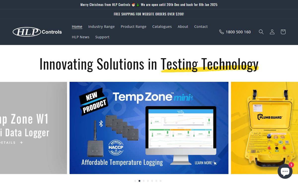 HLP Controls - Testing, Measuring & Monitoring Technology