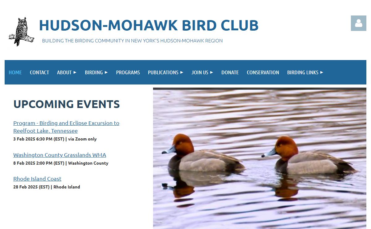 Hudson-Mohawk Bird Club - Home