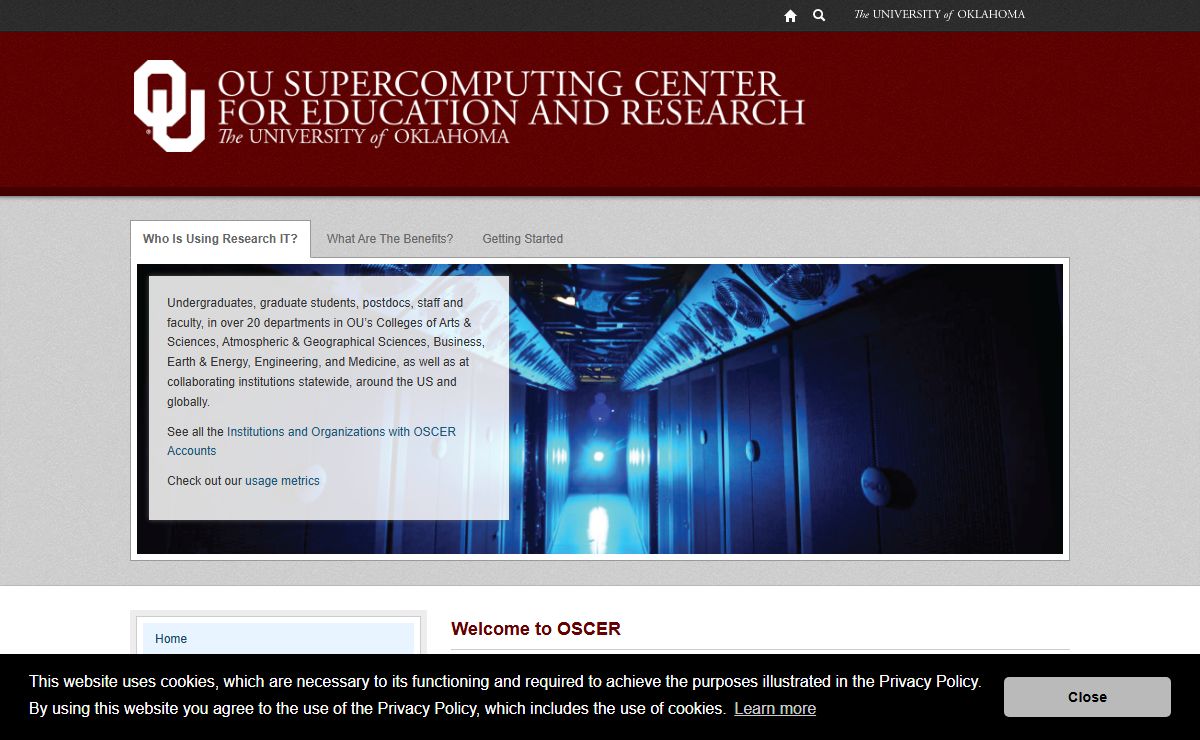 OU Supercomputing Center for Education & Research (OSCER)