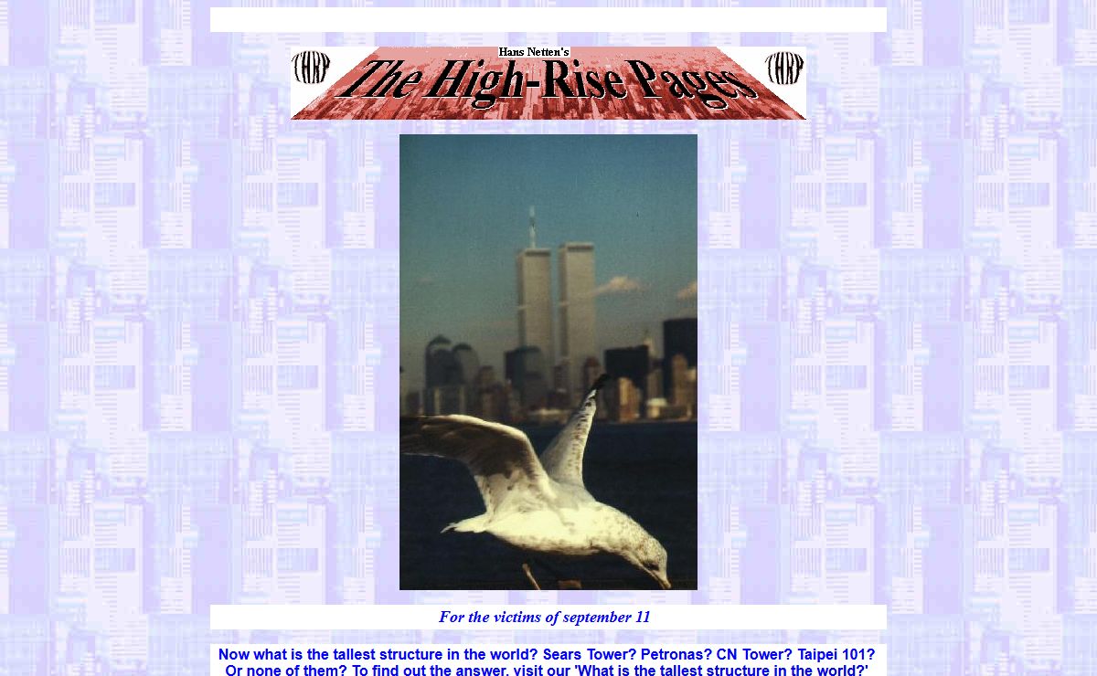The High-Rise Pages; your online guide to the tallest buildings in the world!